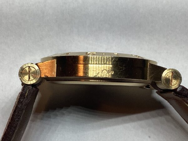 Bulgari Herrenuhr 750/-Gelbgold, Automatik LC35 – Bild 7