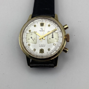 Yema Chronograph, ungetragen, Valjoux 7730