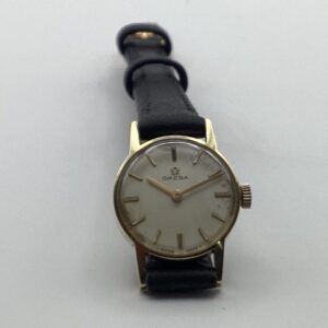 Omega Damenuhr, Ref 511.002, 585/- Gelbgold
